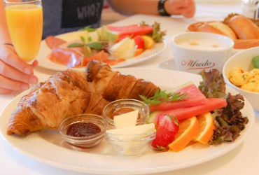 Frühstücks-Buffet im Wildpark-Restaurant